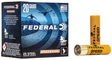 Federal Speed-Shok 20 Gauge 3" 7/8 oz #4 Shot 25 Rd - Box or Case