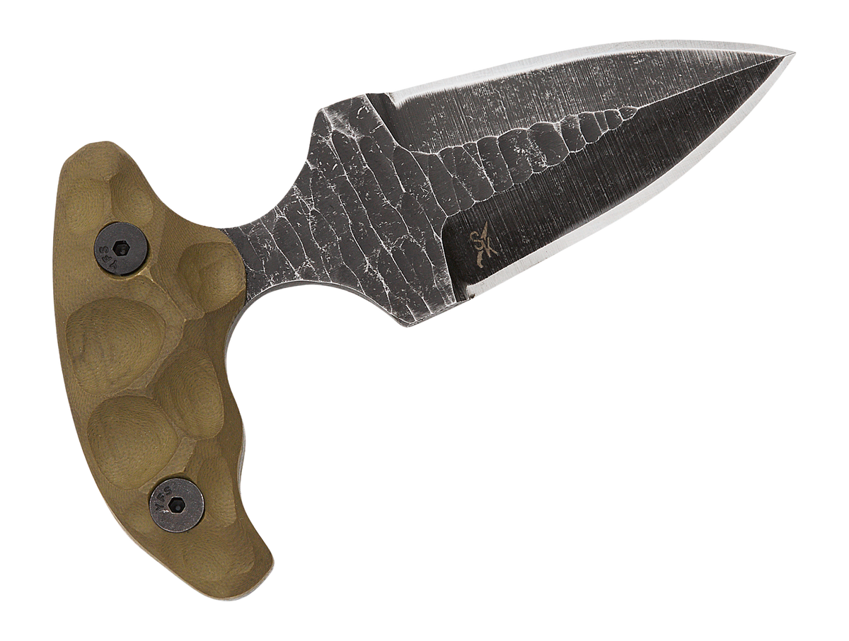 Stroup Knives SD1 OD Green/Black Cerakote 2.5" 1095 Carbon Steel Dagger Fixed Blade Knife