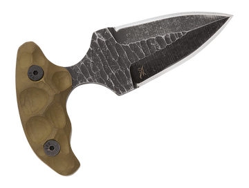 Stroup Knives SD1 OD Green/Black Cerakote 2.5" 1095 Carbon Steel Dagger Fixed Blade Knife