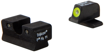 Trijicon 600578 HD Night Sights Green Tritium Yellow Outline - Sig Sauer P220/P229/P240 #6 Front/#8 Rear