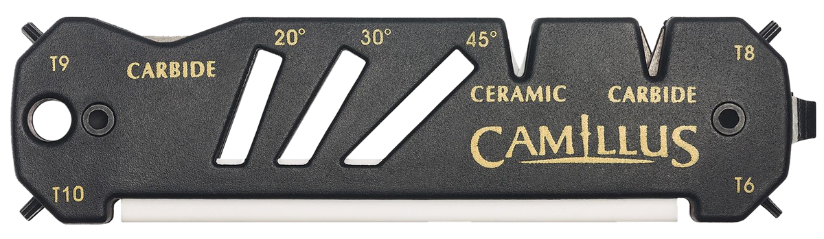 Camillus Glide Sharpener Carbide/Ceramic Multi-Tool Black