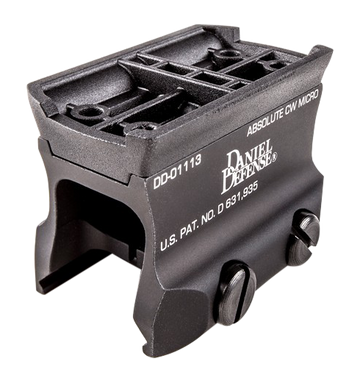 Daniel Defense Micro Mount Picatinny Rail Mount - Black Hardcoat Anodized