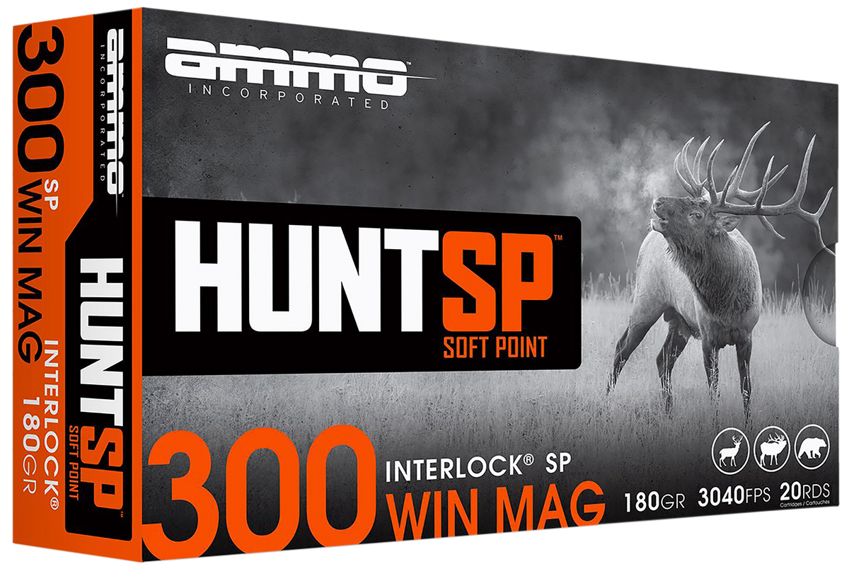 Ammo Inc Hunt 300 Win Mag 180gr Soft Point - Box or Case
