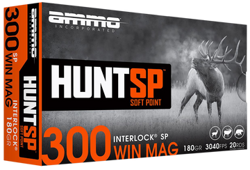 Ammo Inc Hunt 300 Win Mag 180gr Soft Point - Box or Case