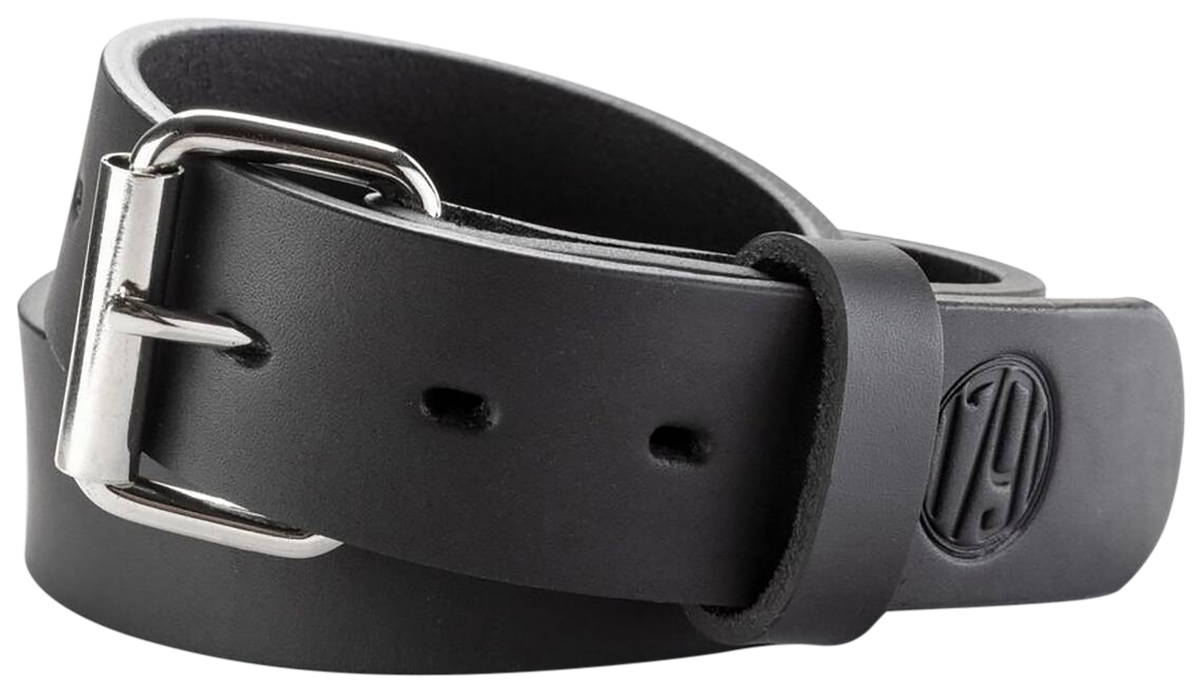 1791 Gunleather BLT-01 Gun Belt Stealth Black Leather 44/48 1.50" Buckle Closure