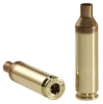 Peterson Cartridge .22 Creedmoor LRP Reloading Brass - 50/Box