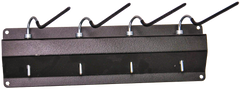 Berry's 52672 Gun Safe Pistol Rack Black Holds 4 Pistols