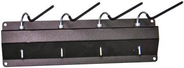 Berry's 52672 Gun Safe Pistol Rack Black Holds 4 Pistols