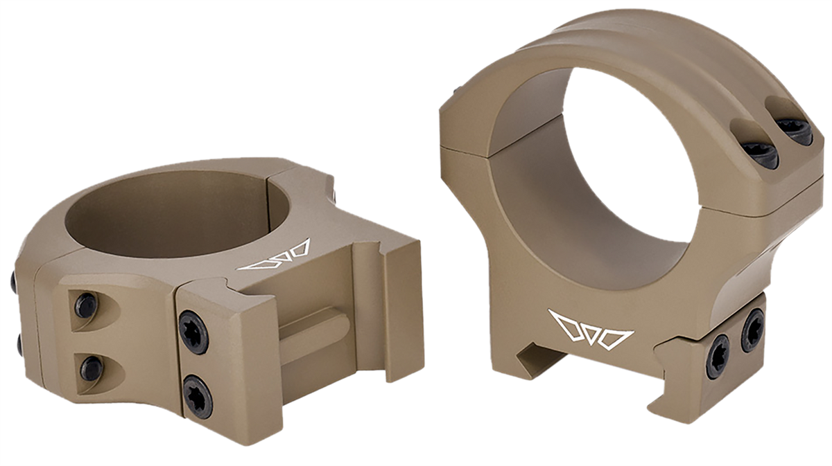 Warne HyperLite 34mm Medium Scope Rings - Dark Earth Cerakote MagnaFusion Alloy