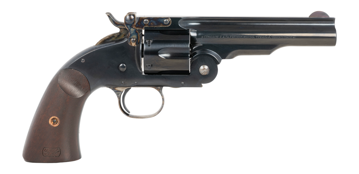 Cimarron Model No. 3 Schofield 45 Long Colt 5" 6-Shot SAO Revolver