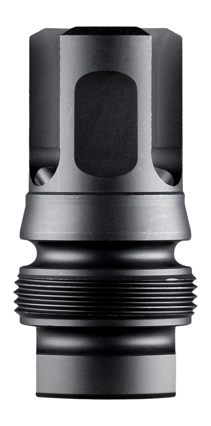 Dead Air Xeno GOV 3-Prong Flash Hider 9mm Luger 5/8x24 Black Nitride - 17-4 Stainless