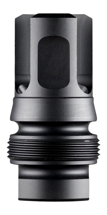 Dead Air Xeno GOV 3-Prong Flash Hider 9mm Luger 5/8x24 Black Nitride - 17-4 Stainless