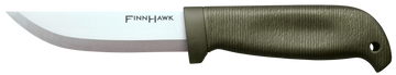 Cold Steel Finn Hawk 4" Fixed Plain Edge 4116 SS OD Green TPR Handle