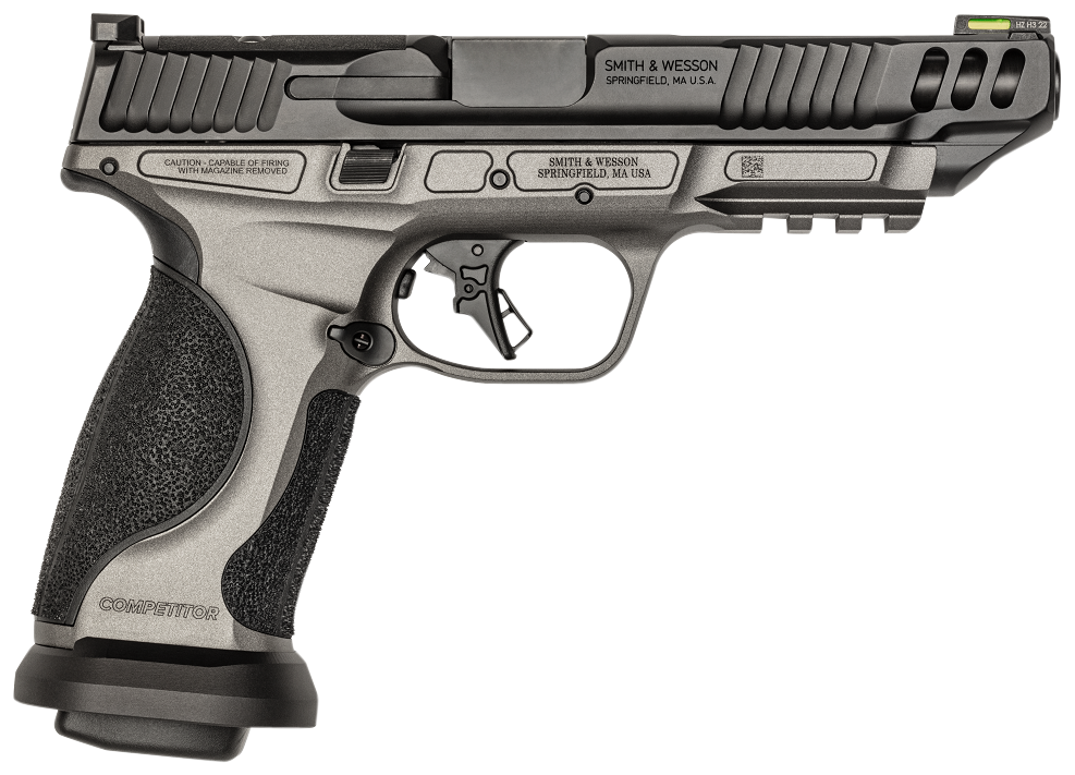 Smith & Wesson M&P9 M2.0 PC Competitor 9mm 5" 17+1 Optic-Ready Semi-Auto Pistol - Tungsten Gray