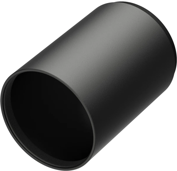 Leupold Alumina 44mm Objective Lens Shade - Black Aluminum Screw-On