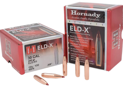 Hornady ELD-X 30 Cal .308 200 gr Reloading Bullets - 100 Per Box