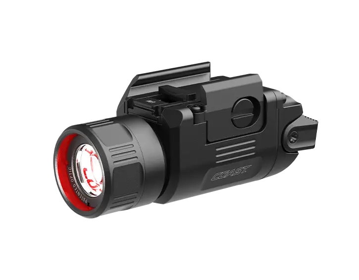 Coast PTX35R 500 Lumen Rechargeable Pistol Light - Black