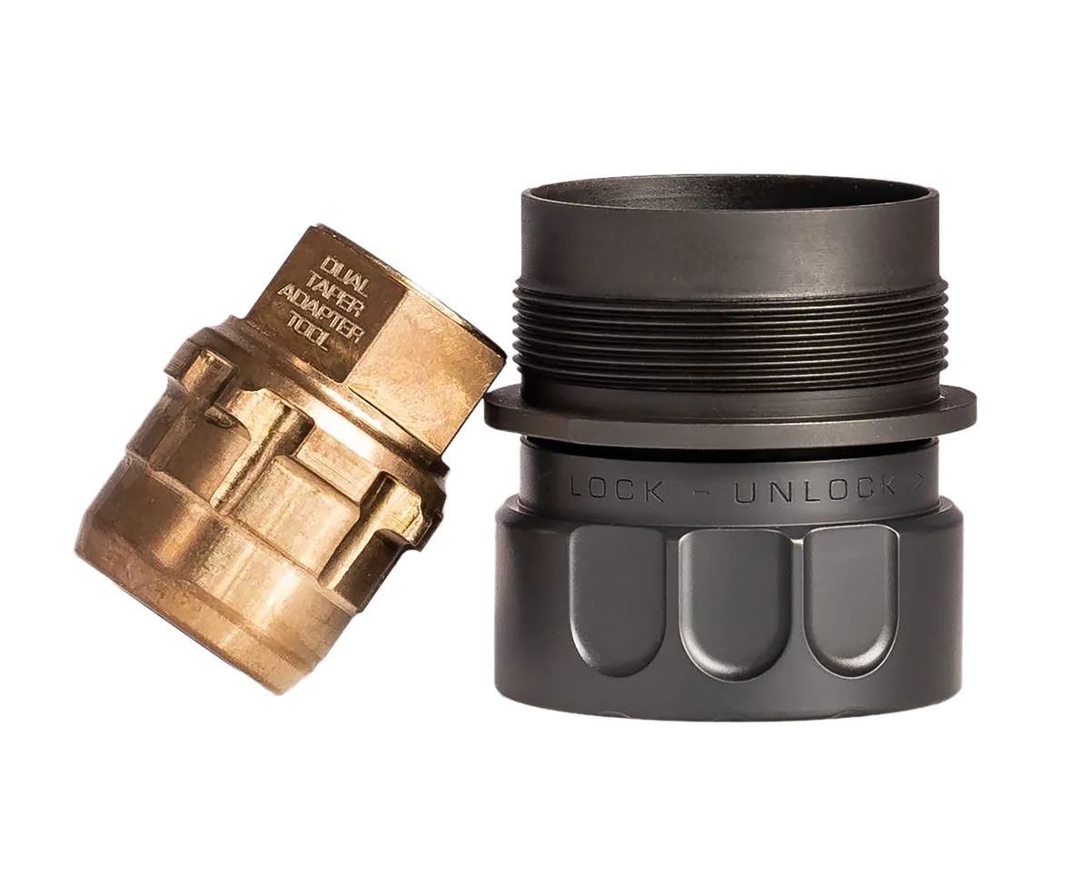 Rugged Suppressor RUM001 Rugged Universal Mount R.U.M. 1.375x24 Stainless Steel Black