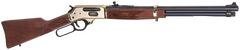 Henry H024-360BH Side Gate Full Size .360 Buckhammer 20" 5+1 Lever-Action Rifle - Polished Brass Receiver, American Walnut