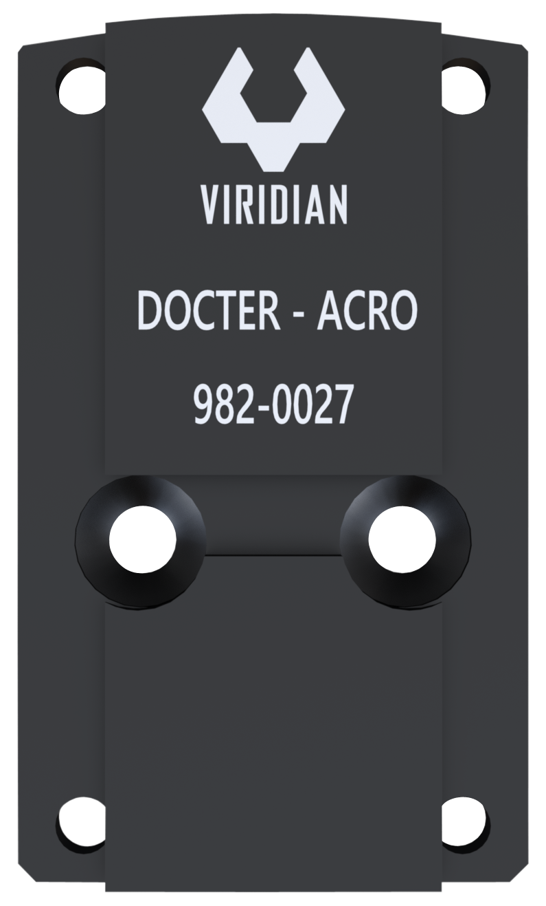Viridian RFX45 Docter Mounting Adapter - Black Anodized