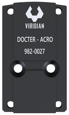 Viridian RFX45 Docter Mounting Adapter - Black Anodized