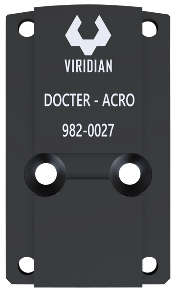 Viridian RFX45 Docter Mounting Adapter - Black Anodized