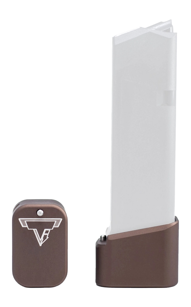 Taran Tactical Firepower Base Pad Kit Glock 19/23 9mm/.40 S&W +4/+5 Rounds - Coyote Bronze