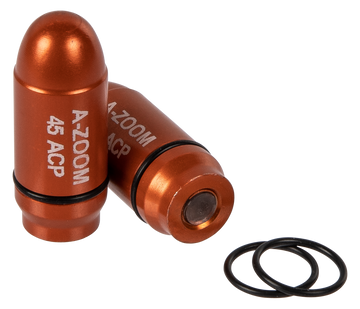 A-Zoom 17104 Pistol Striker Cap 45 ACP 2-Pack Dummy Rounds