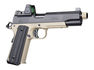 Ed Brown SOCOM Gen4 45 ACP 5" 8+1 Semi-Auto Pistol - FDE Frame, Trijicon RMR