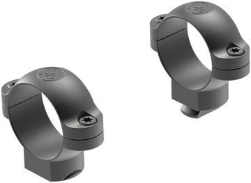 Leupold 49901 Standard 1\" Medium Matte Black 2-Piece Scope Ring Set