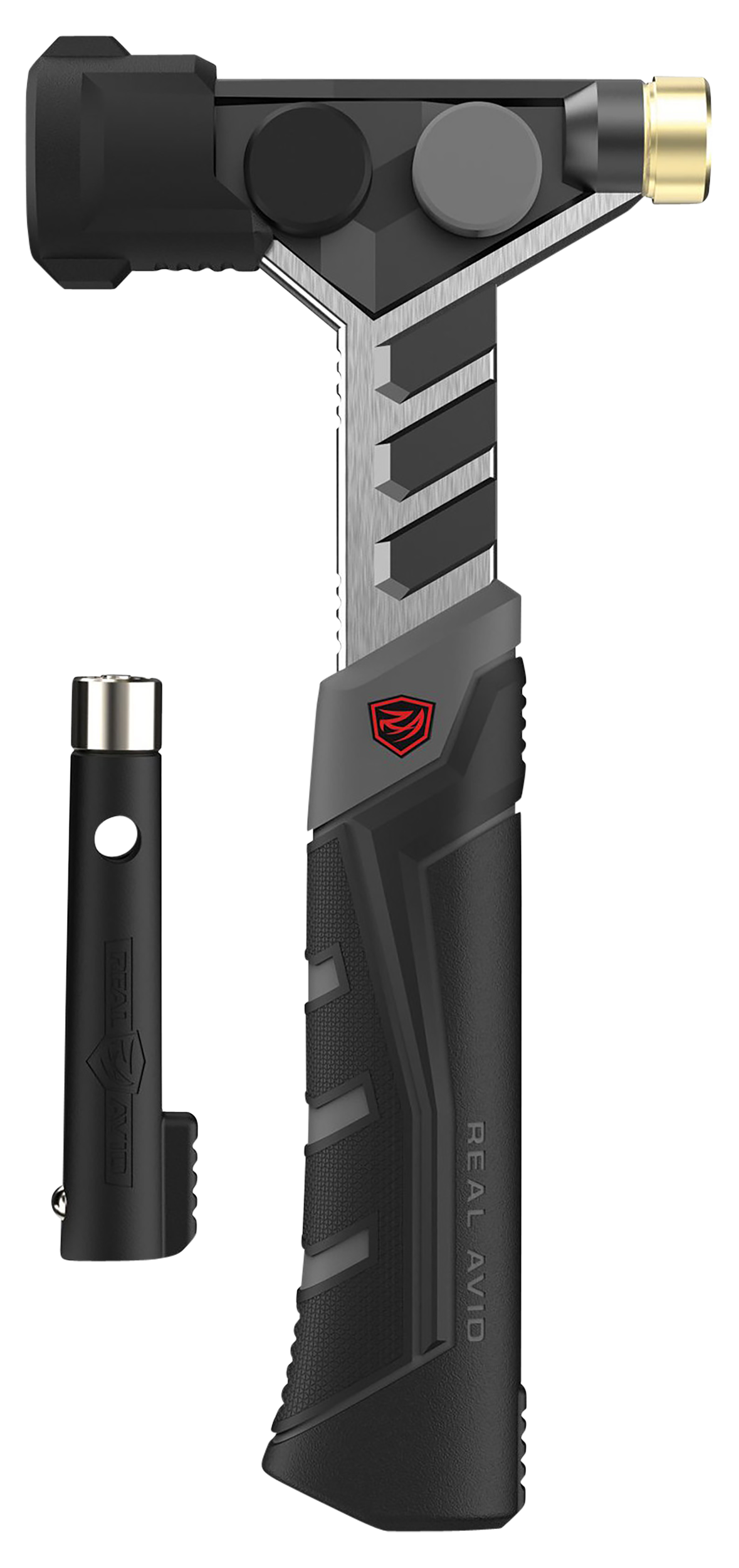 Real Avid Armorer's Master Hammer Black/Stainless with Magnetic Pin Starter & Interchangeable Heads