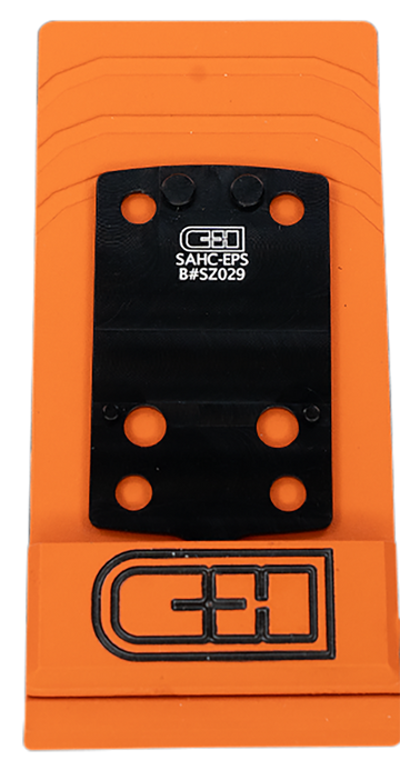 C&H Precision SAHCEPS Springfield Hellcat Optic Adapter Plate - Holosun EPS/EPS Carry Footprint - Black Anodized