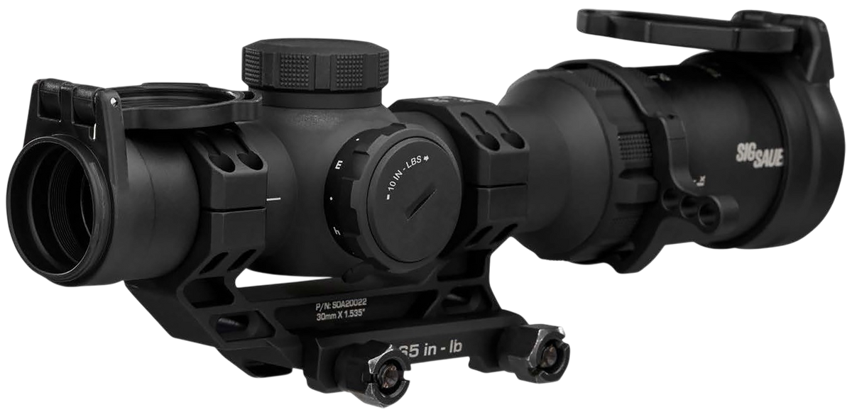 Sig Sauer Electro-Optics Tango-MSR Compact 1-10x24mm 30mm Tube FFP Illuminated BDC-10 Riflescope