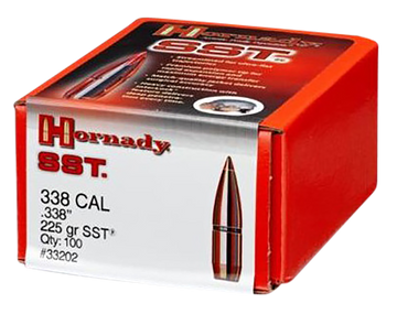 Hornady SST .338 Cal 225 gr Super Shock Tip Reloading Bullets - 100/Box
