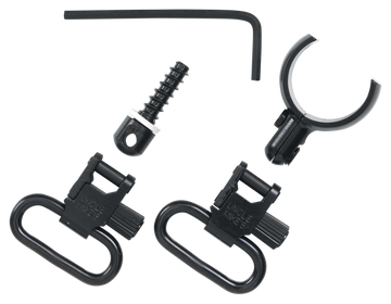 Uncle Mike's 15972 Magnum Band Sling Swivel Set 1" Loop QD Blued Steel for Some 20 Gauge Shotguns