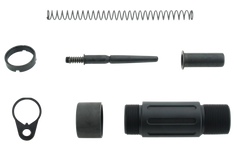 TacFire MAR139C Short Buffer Tube System 3.5" Black Anodized Aluminum with QD End Plate