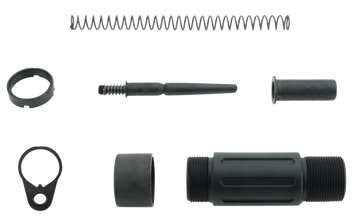 TacFire MAR139C Short Buffer Tube System 3.5" Black Anodized Aluminum with QD End Plate