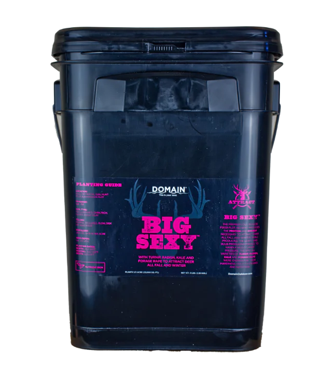 Domain Outdoor Big Sexy Food Plot Seed Mix 3 lb - Brassica Blend for Deer
