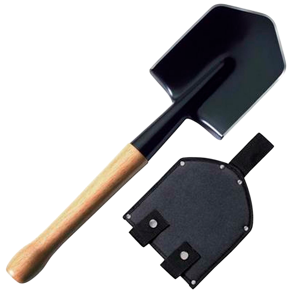 Cold Steel CS92SFS Spetsnaz Special Forces Carbon Steel Shovel 19.68" American Hickory Handle w/ Sheath