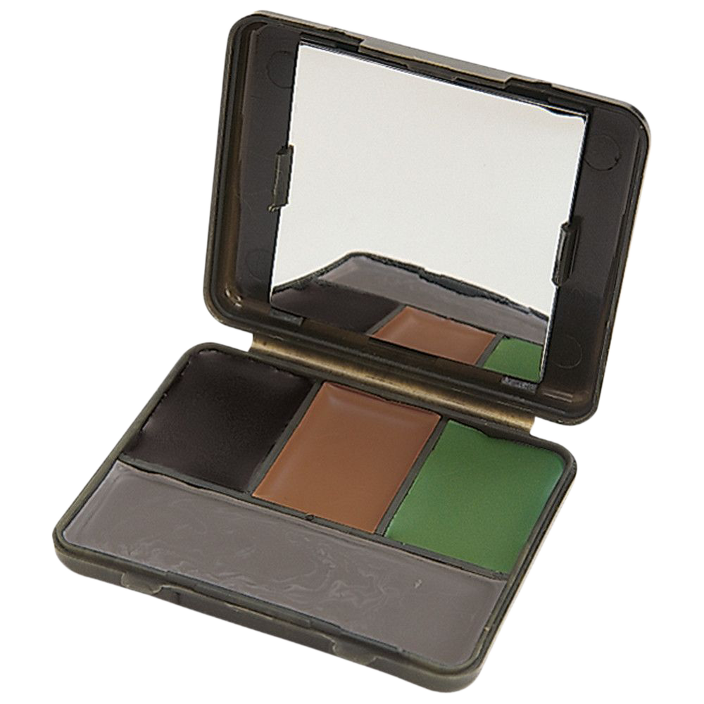 Vanish 6115 Compact Face Paint 4-Color Camo Kit - Black/Brown/Green/Gray