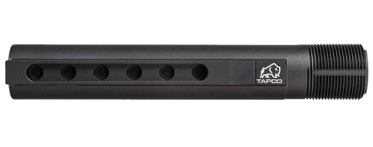 Tapco 6-Position Carbine Buffer Tube Black Anodized Mil-Spec AR-15