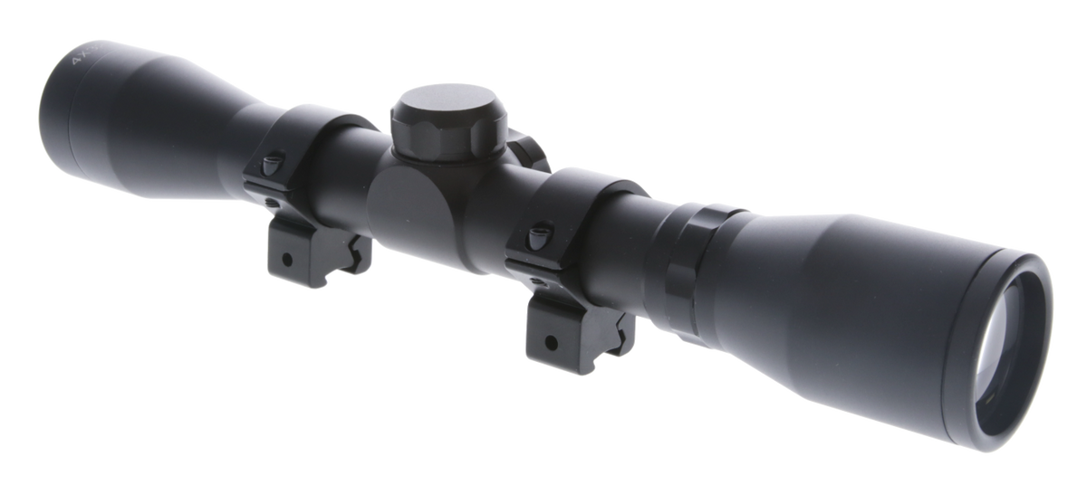 TruGlo Buckline 4x 32mm Duplex Reticle Black Anodized Rifle Scope