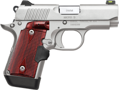Kimber Micro 9 9mm Luger 3.15" 7+1 Semi-Auto Pistol - Stainless w/ Crimson Trace Laser