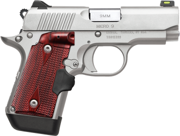 Kimber Micro 9 9mm Luger 3.15" 7+1 Semi-Auto Pistol - Stainless w/ Crimson Trace Laser