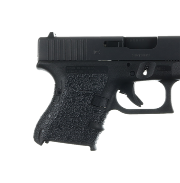 Talon Grips 105R Adhesive Rubber Grip for Glock 26/27/28/33/39 Gen3 - Black Textured