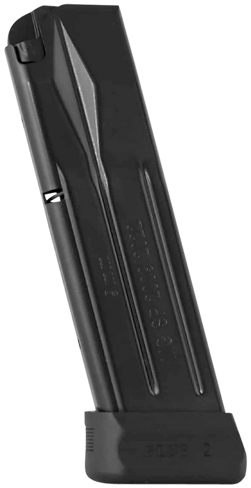Mec-Gar SP917AFC 9mm Luger 17rd Anti-Friction Blued Carbon Steel Magazine for Sig Sauer P2022/P2009