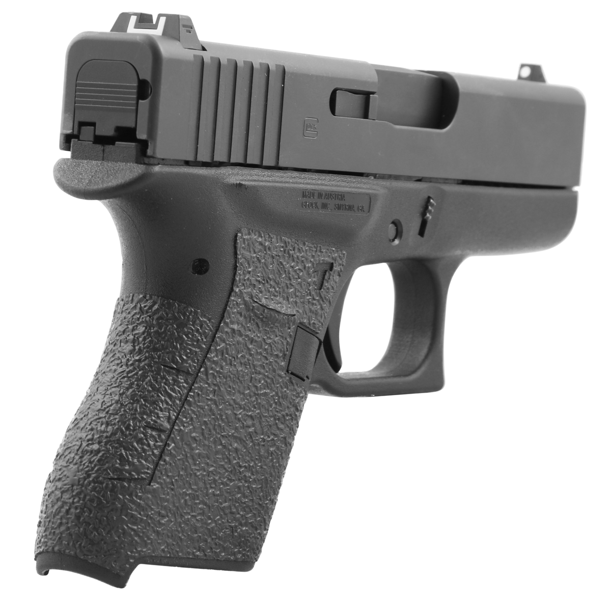 Talon Grips 100R Adhesive Grip for Glock 43 Black Rubber