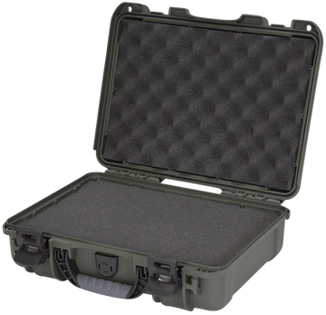 Nanuk 910 Waterproof Hard Case Olive Resin w/ Foam - Airline Approved