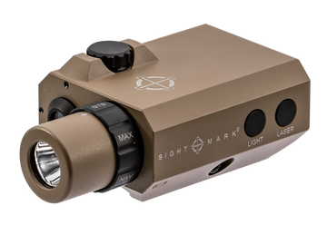 Sightmark LoPro Mini Combo Flashlight and Green Laser Sight 300 Lumens White LED Flat Dark Earth