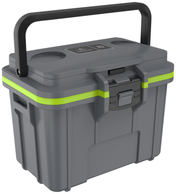 Pelican 8QT Elite Cooler Dark Gray / Green